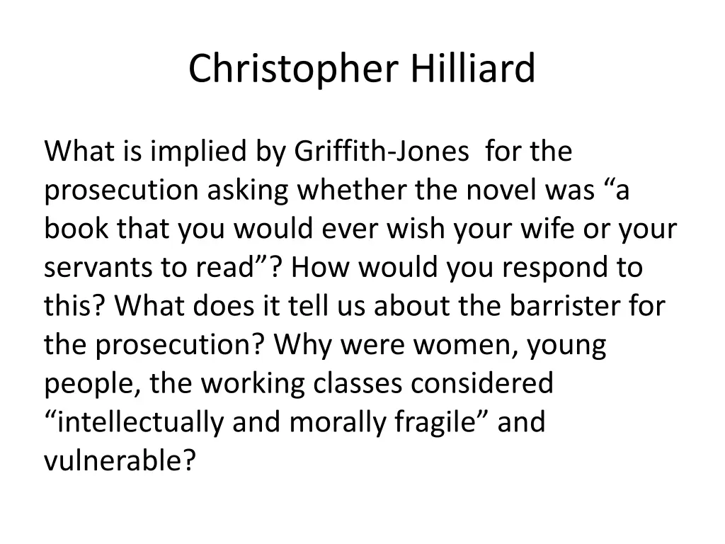 christopher hilliard