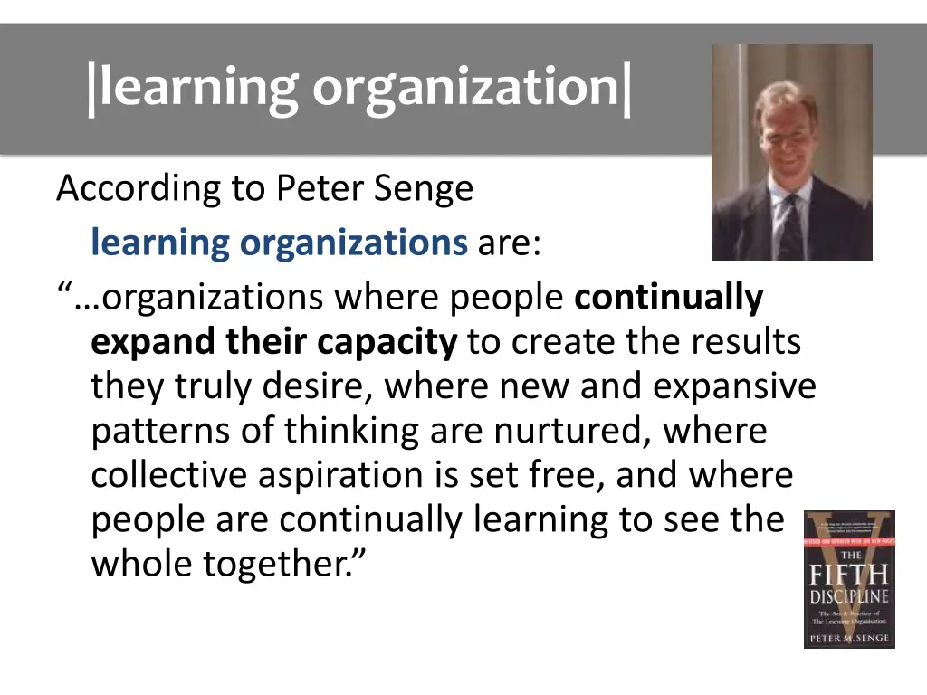 learning organization