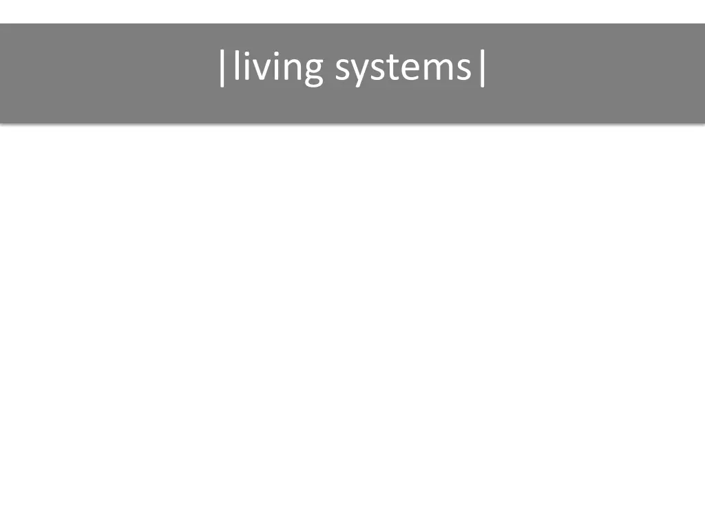 living systems