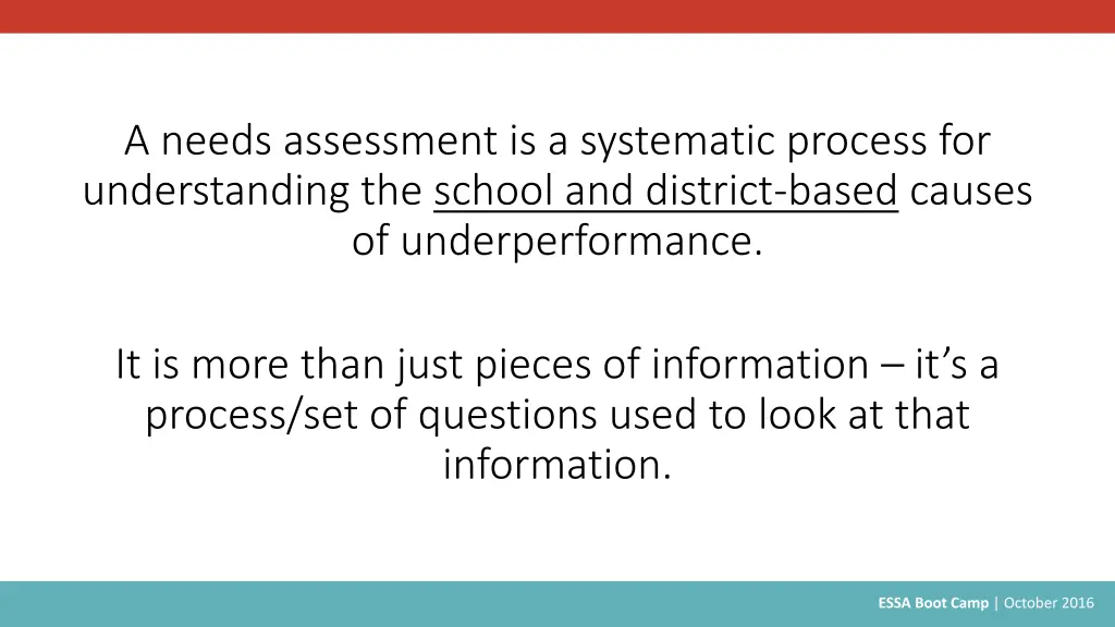 a needs assessment is a systematic process