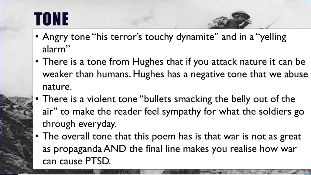 tone angry tone his terror s touchy dynamite