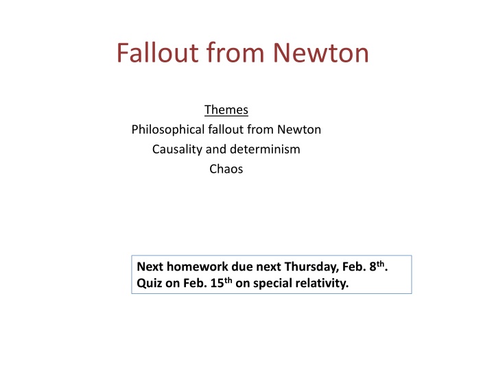 fallout from newton