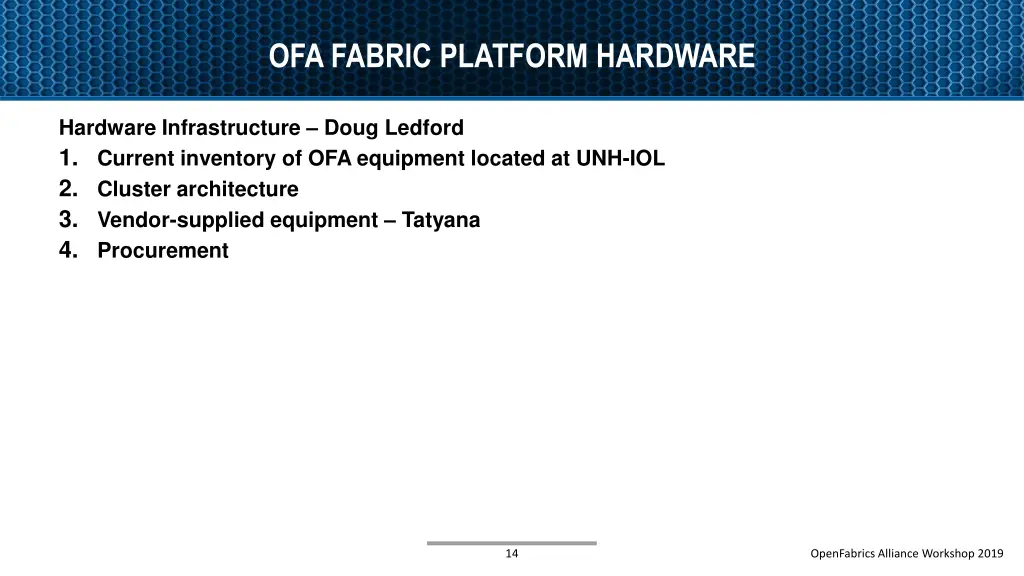 ofa fabric platform hardware