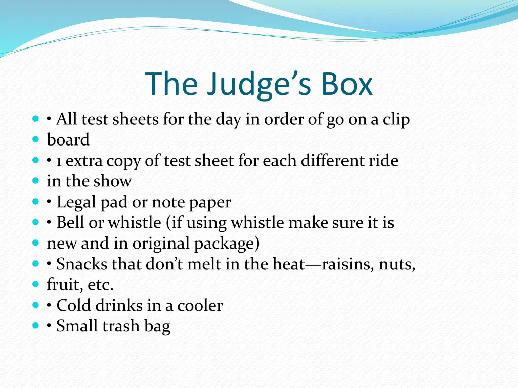 the judge s box all test sheets