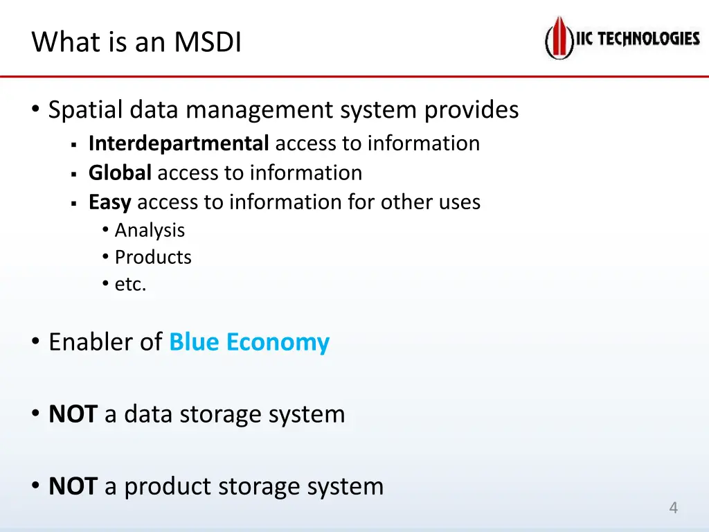 what is an msdi