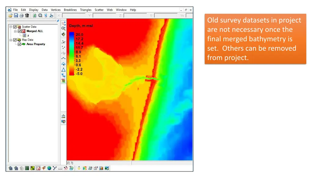 old survey datasets in project are not necessary