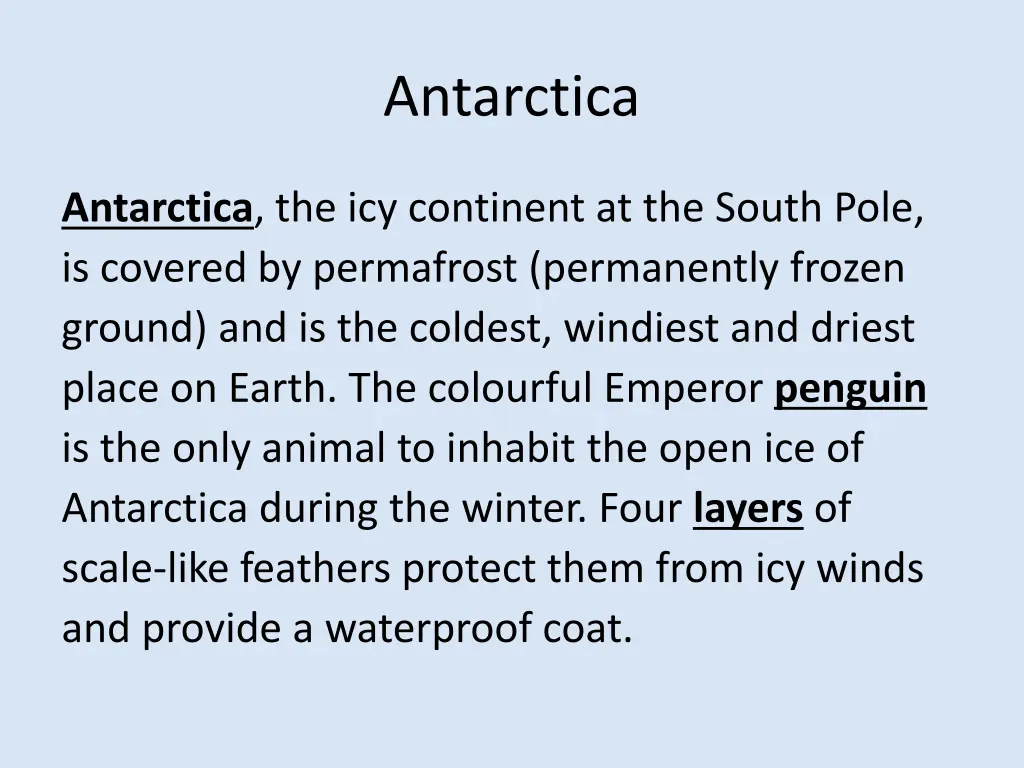 antarctica