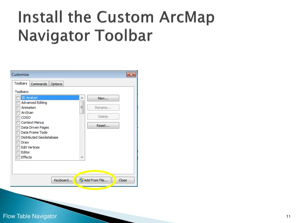 flow table navigator 1