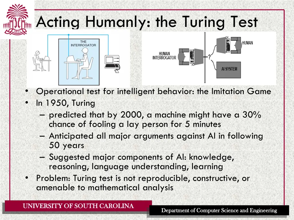 acting humanly the turing test