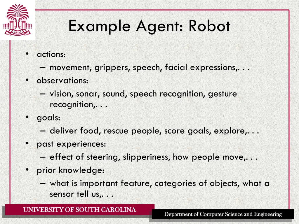 example agent robot