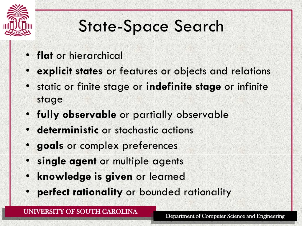 state space search