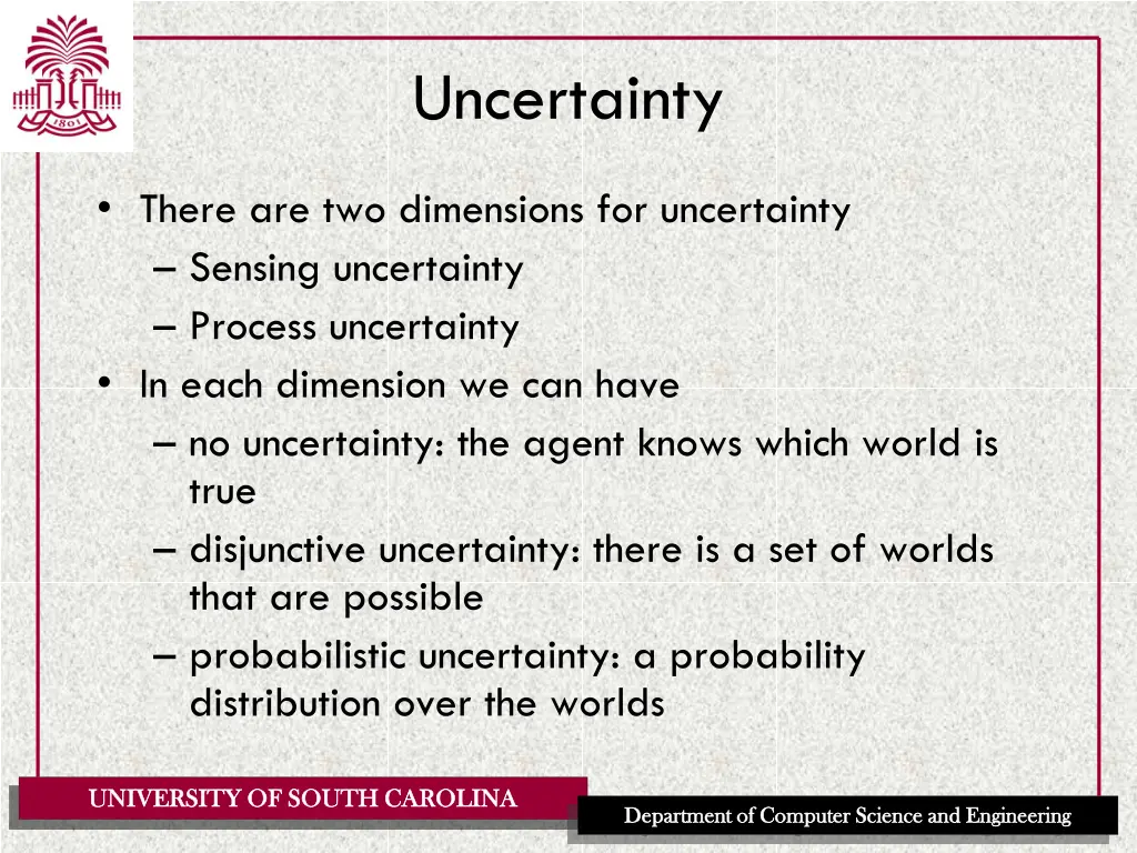 uncertainty