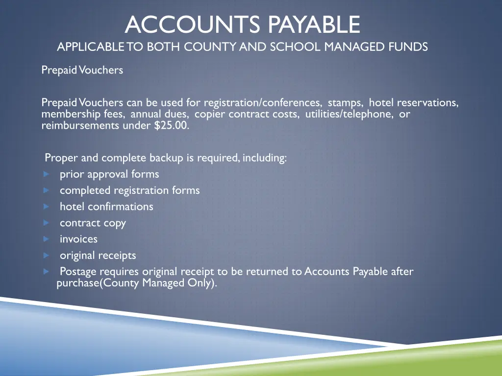 accounts payable applicable to both county 2