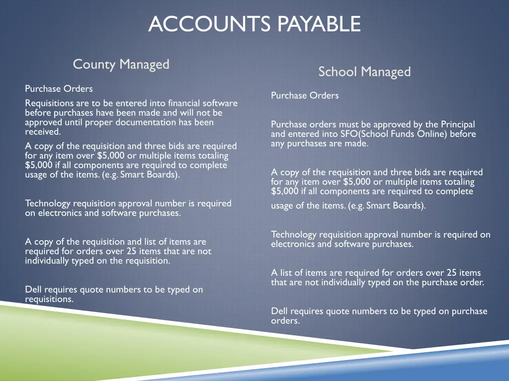 accounts payable