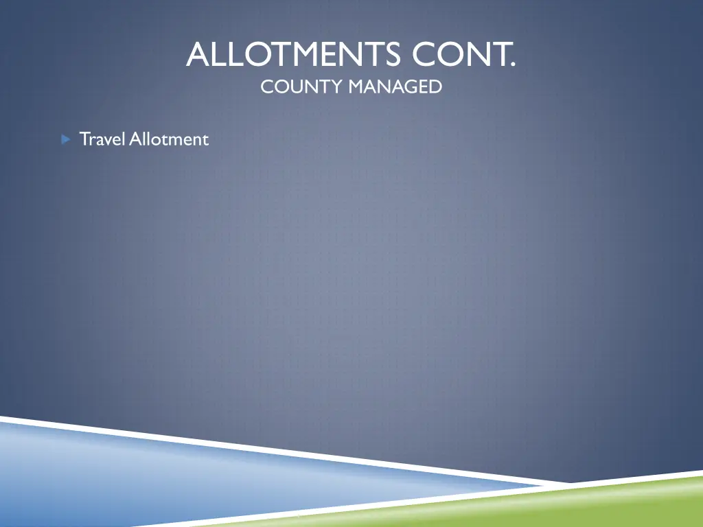 allotments cont county managed 4