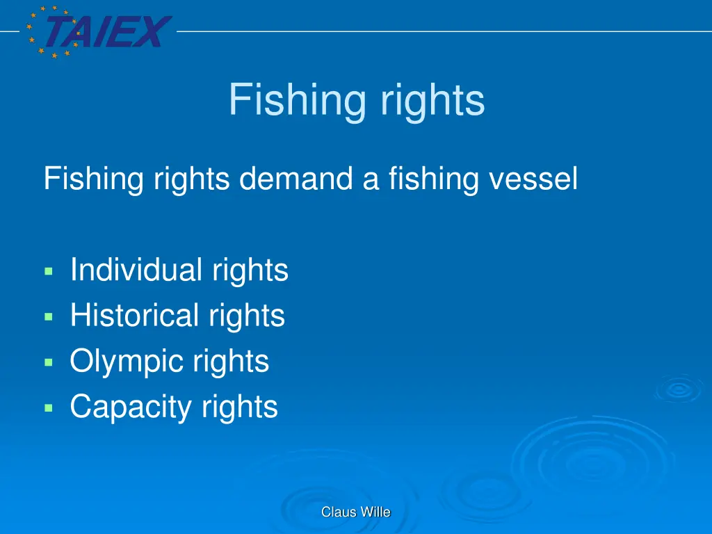 fishing rights