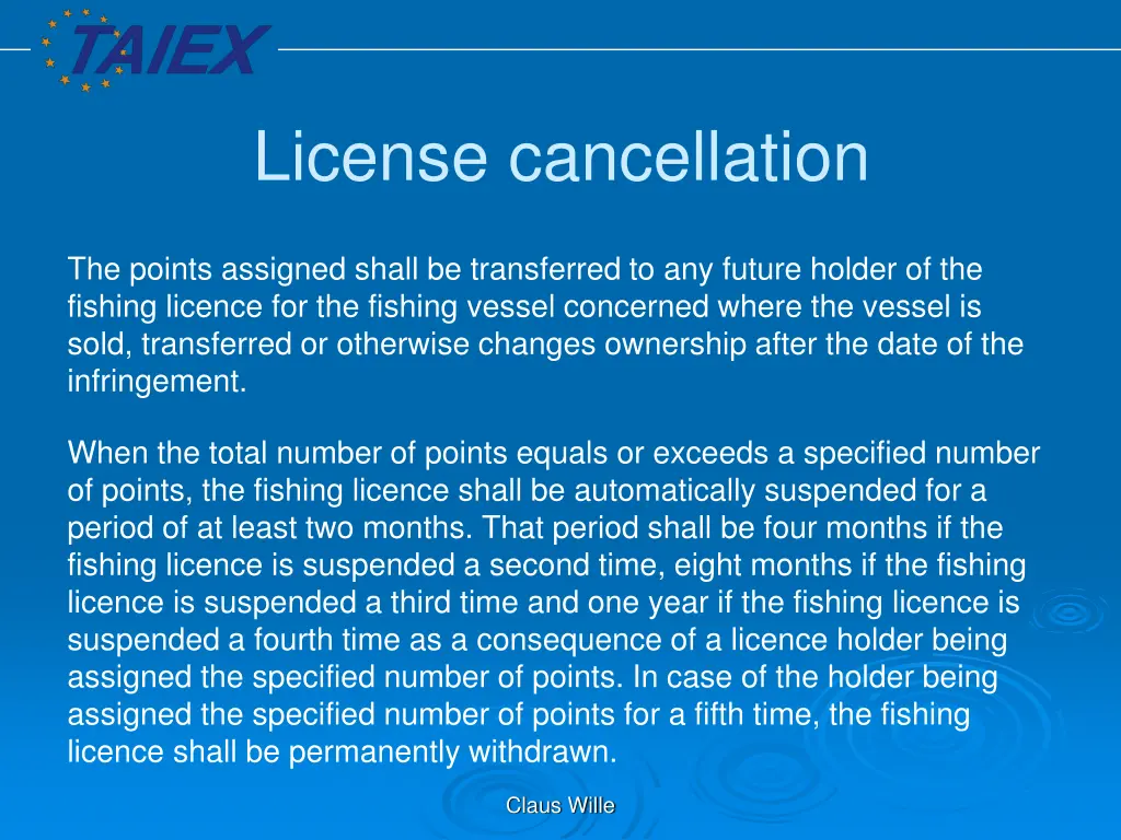 license cancellation 1