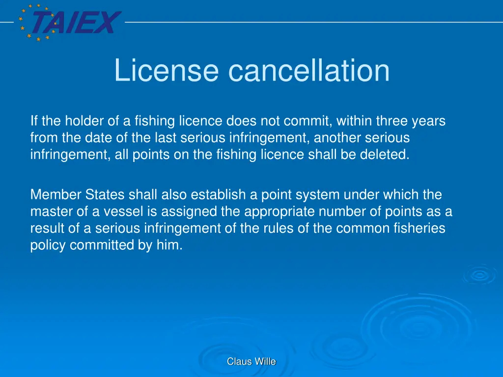 license cancellation 2