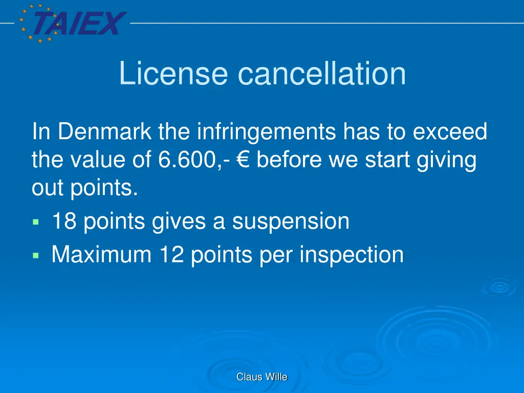 license cancellation 3