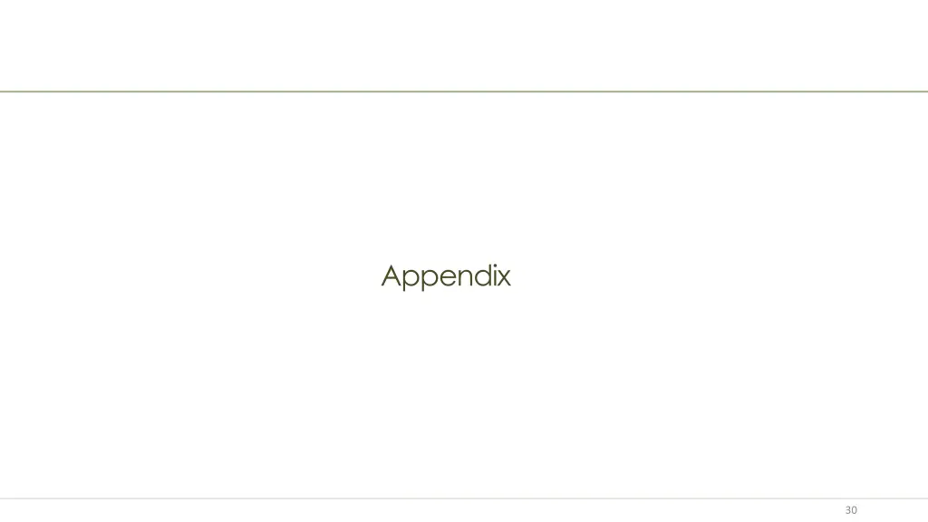 appendix