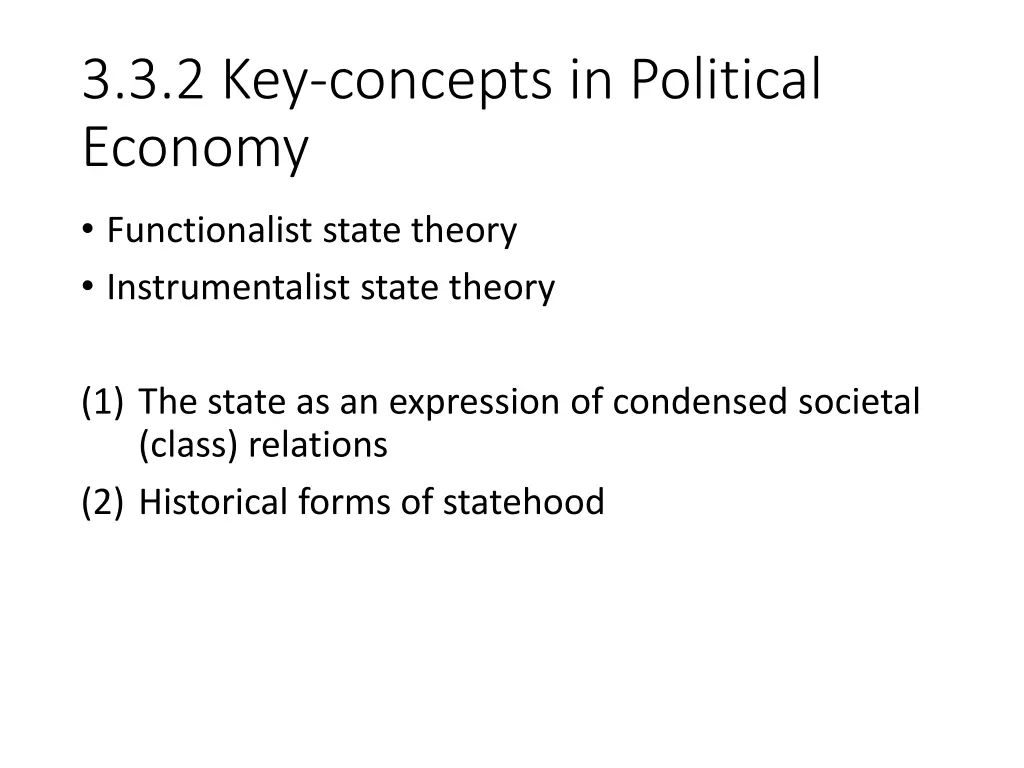 3 3 2 key concepts in political economy