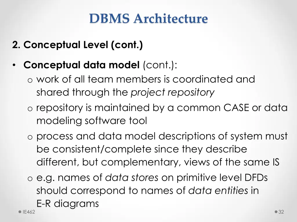 dbms architecture 8