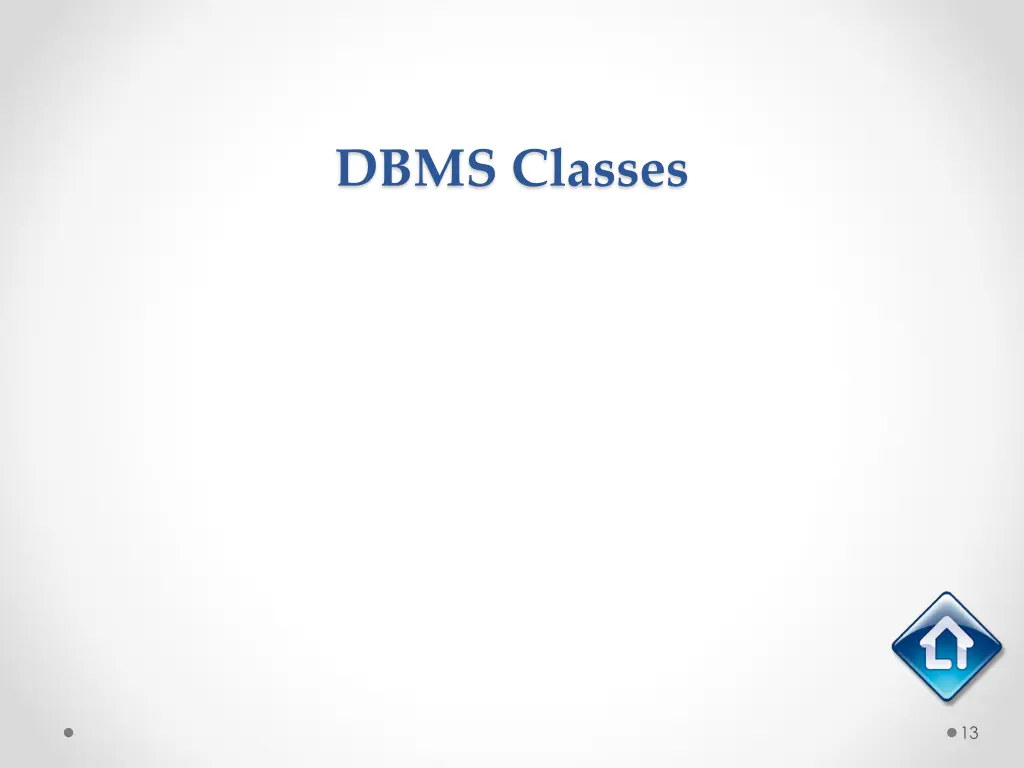 dbms classes