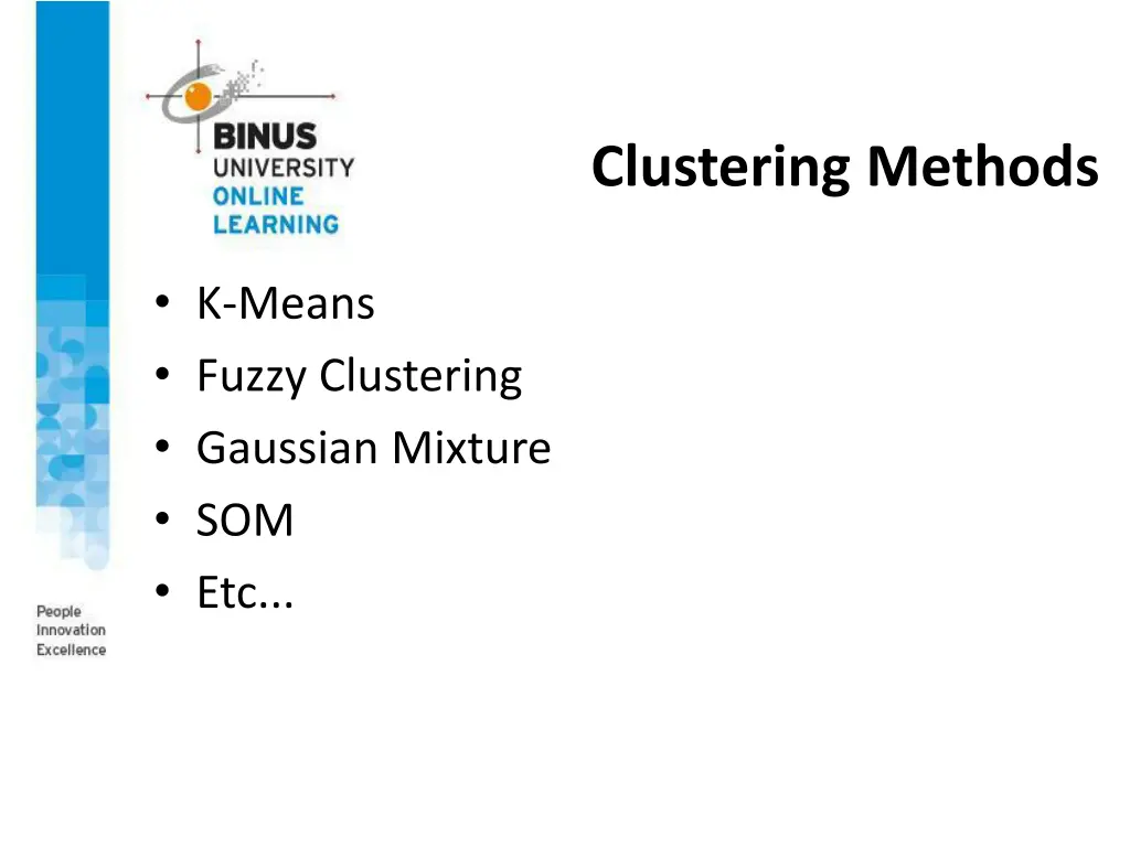 clustering methods