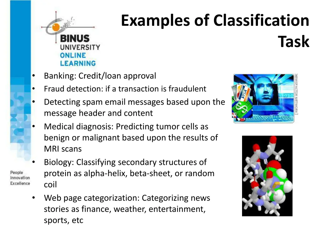 examples of classification