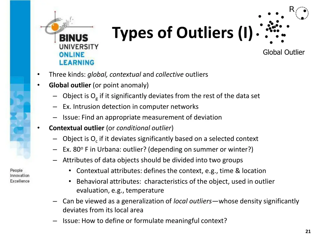 types of outliers i