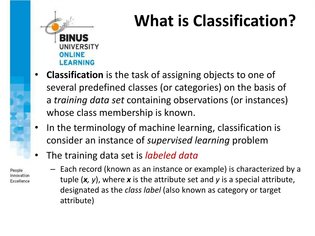 what is classification