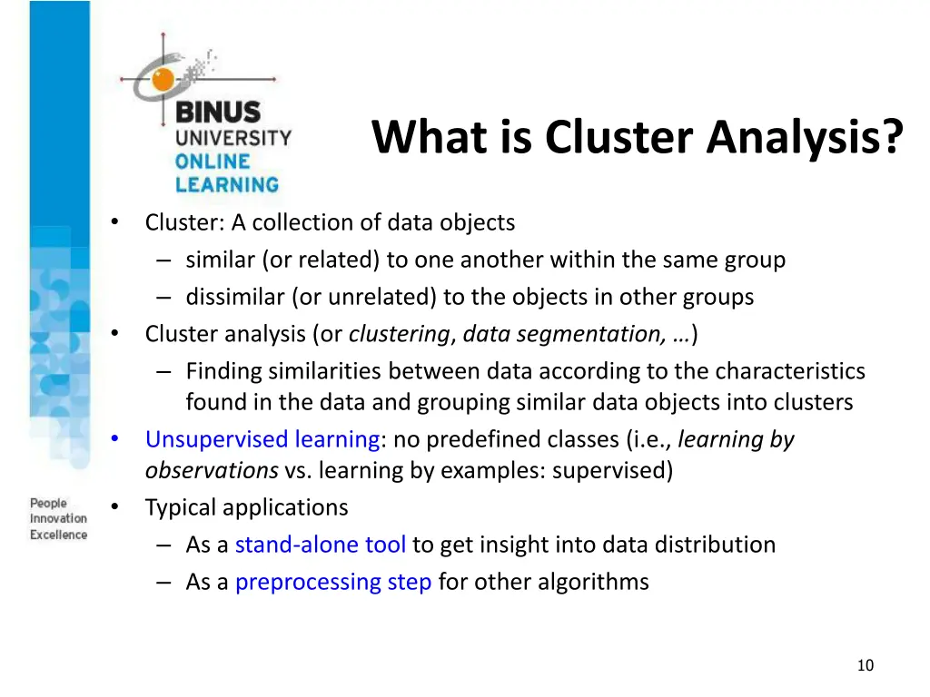 what is cluster analysis