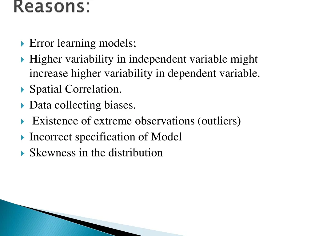 error learning models higher variability