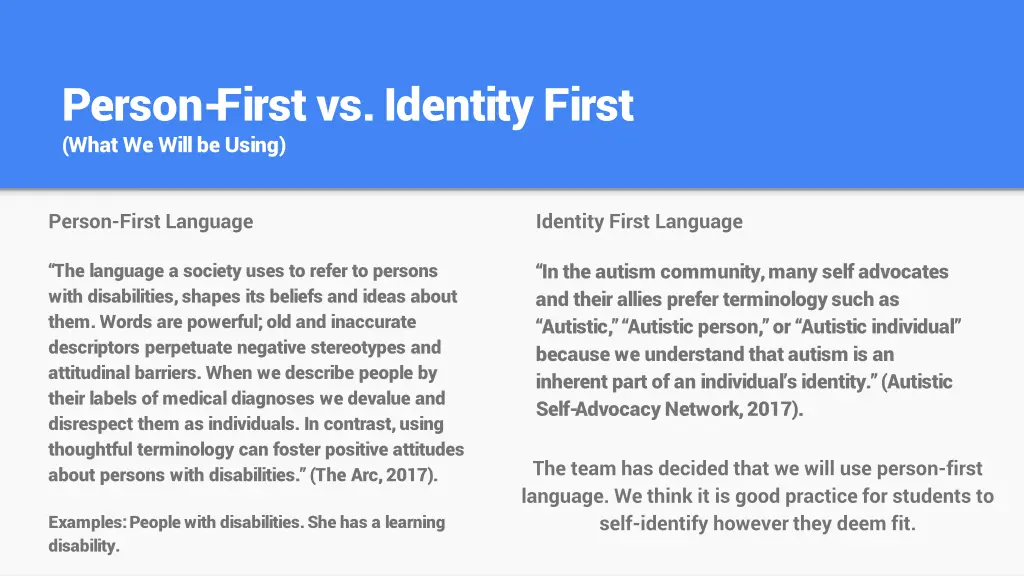 person first vs identity first what we will