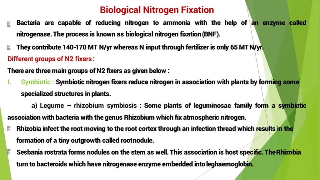 biological nitrogen fixation