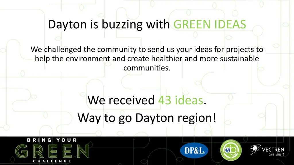 dayton is buzzing with green ideas