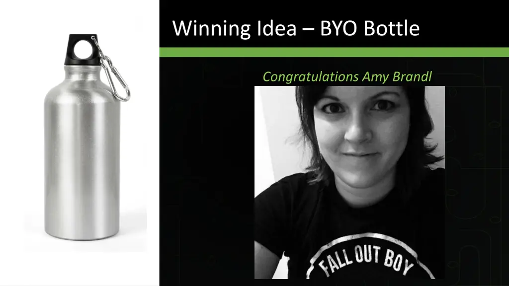 winning idea byo bottle