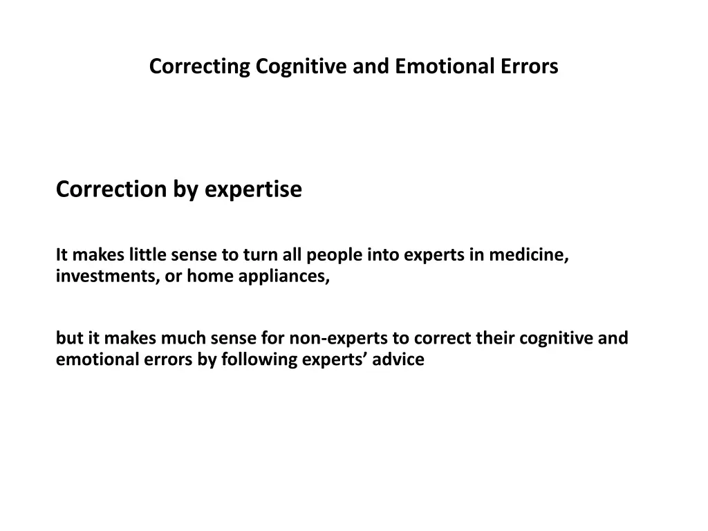 correcting cognitive and emotional errors 3