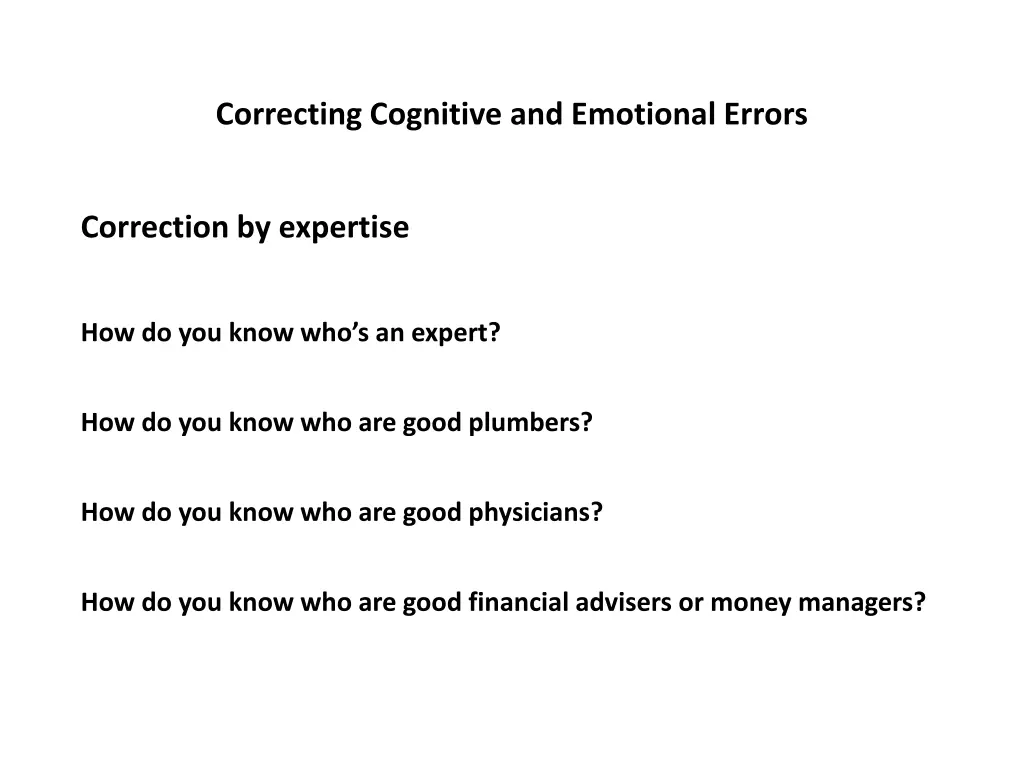 correcting cognitive and emotional errors 7