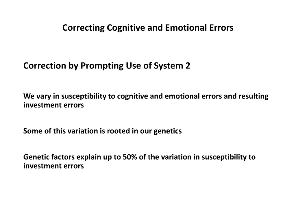 correcting cognitive and emotional errors 9