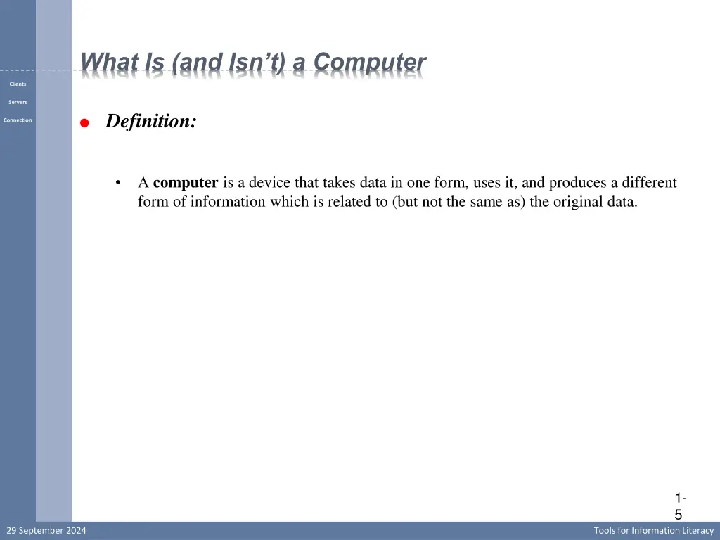 what is and isn t a computer