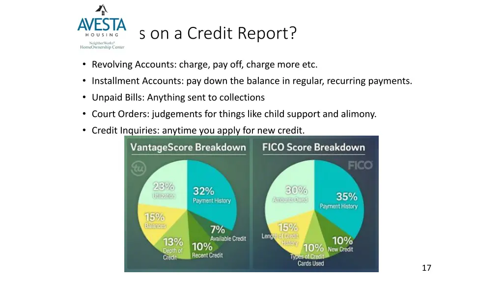 what is on a credit report