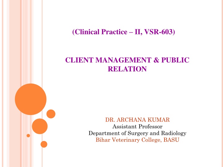 clinical practice ii vsr 603