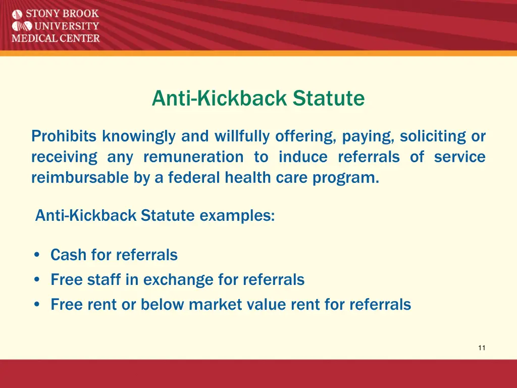 anti kickback statute