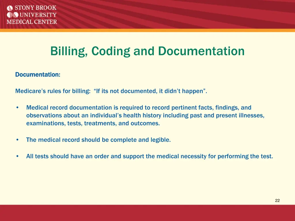 billing coding and documentation 1