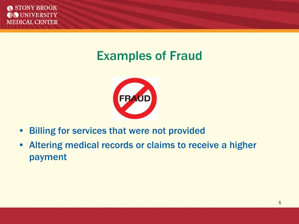 examples of fraud