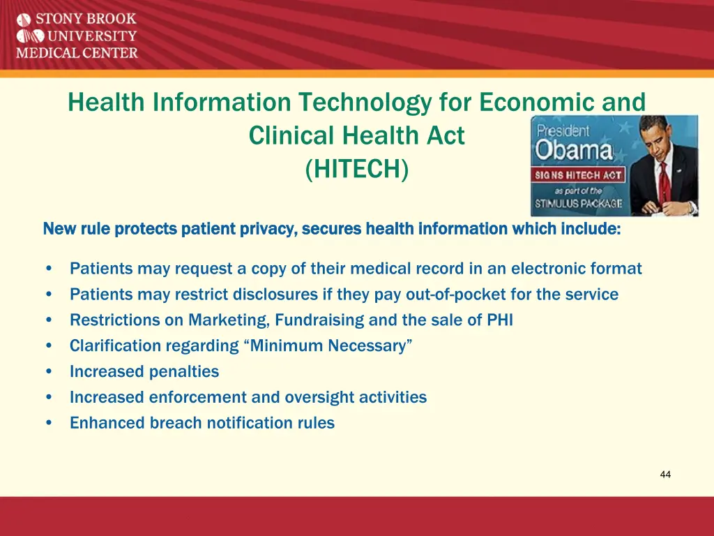 health information technology for economic