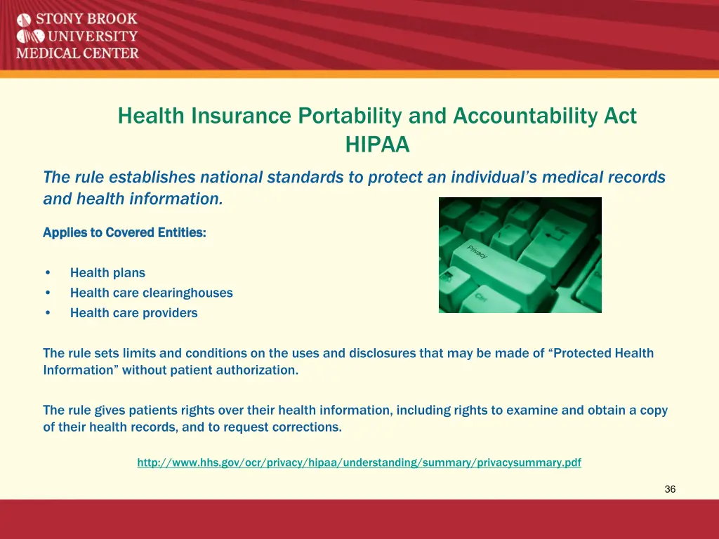 health insurance portability and accountability