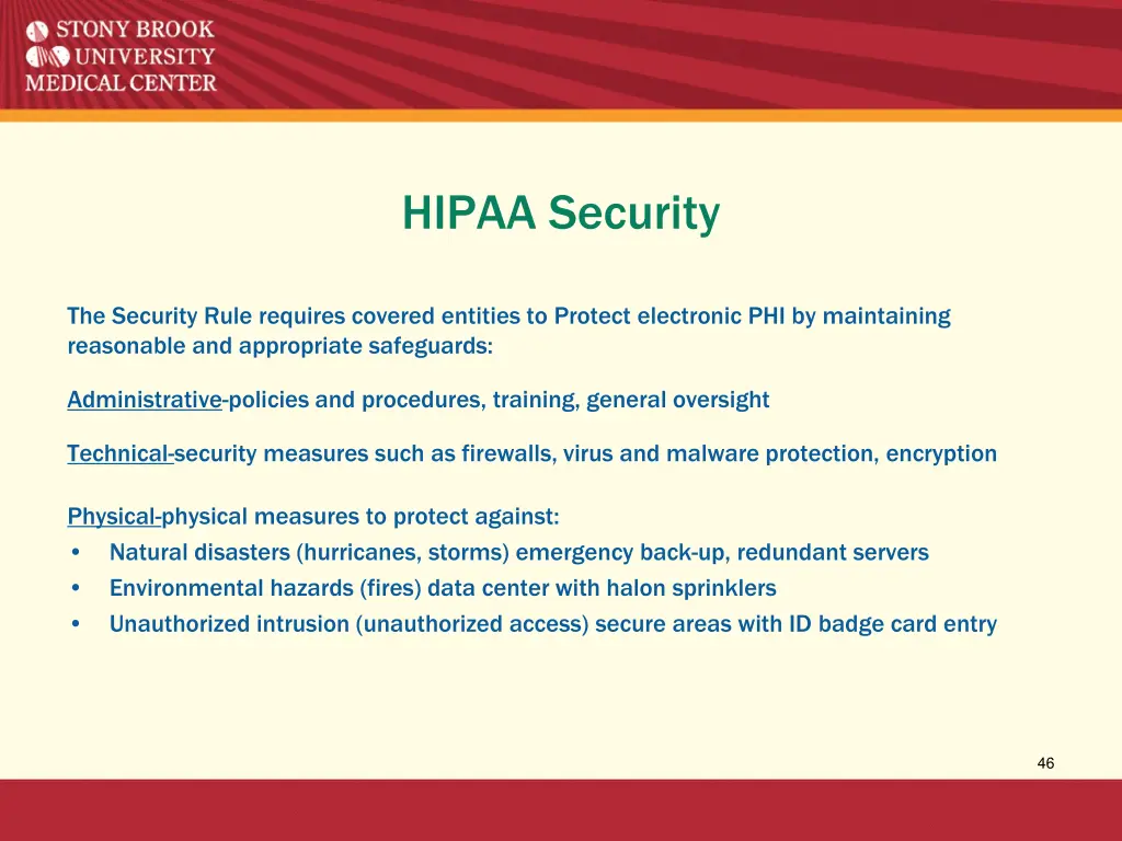 hipaa security 1