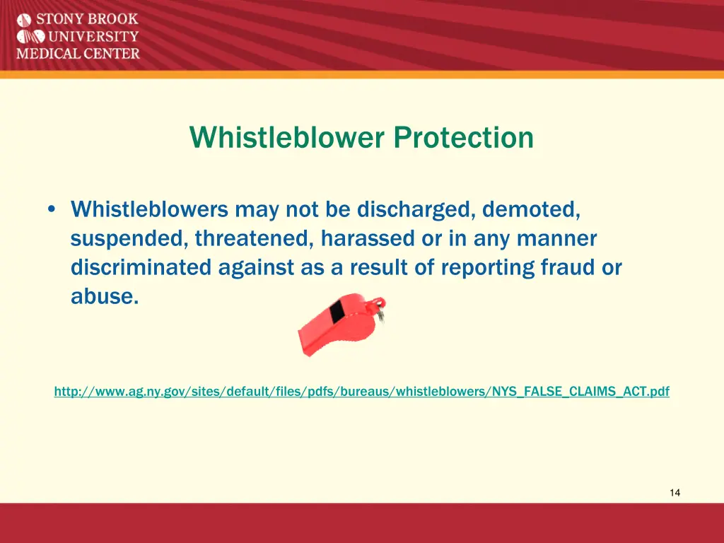 whistleblower protection